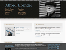 Tablet Screenshot of alfredbrendel.com